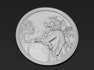 Jesus Relief 13 3D 打印模型