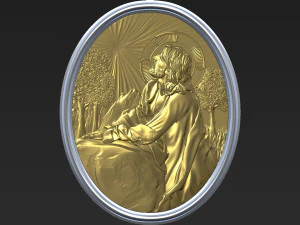 Jesus Relief 13 3D Print Model