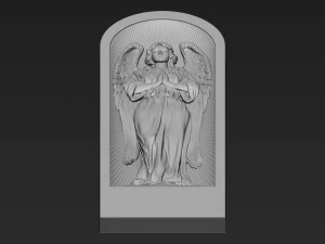 Angel Relief 04 3D Print Model