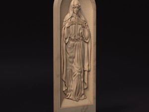 Mutter Maria Relief 06 3D Druckmodell