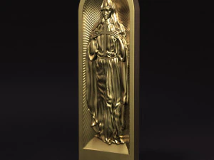 Mutter Maria Relief 06 3D Druckmodell