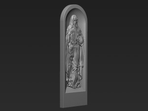 Mother Maria Relief 06 Modelo de Impressão 3D