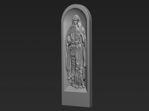 Mother Maria Relief 06 Modelo de Impressão 3D