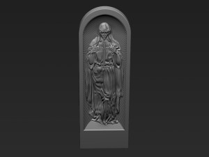 Mother Maria Relief 06 Modelo de Impressão 3D