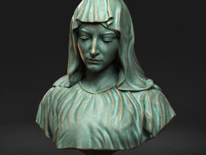 Mother Maria Bust 01 3D Print Model