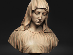 Mother Maria Bust 01 3D Принт Модель