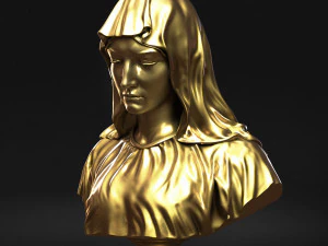 Mother Maria Bust 01 3D Print Model