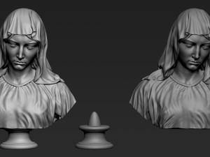 Mother Maria Bust 01 3D Принт Модель