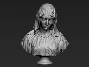 Mother Maria Bust 01 3D Print Model