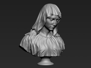 Mother Maria Bust 01 3D Принт Модель