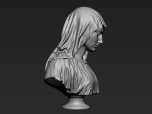 Mother Maria Bust 01 3D Print Model