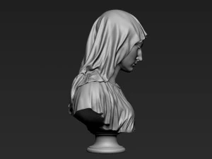 Mother Maria Bust 01 3D Print Model