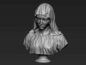 Mother Maria Bust 01 3D Print Model