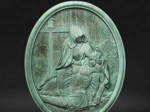 İsa R&ouml;lyefi 14 3D Baskı Modeli