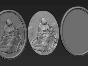 Jesus Relief 14 3D Print Model