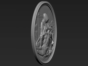 Jesus Relief 14 3D Print Model