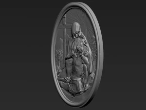 Jesus Relief 14 3D Print Model