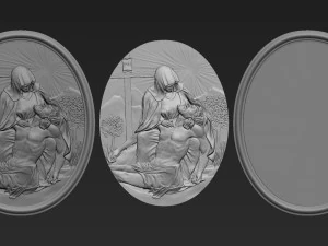 Jesus Relief 14 3D Print Model