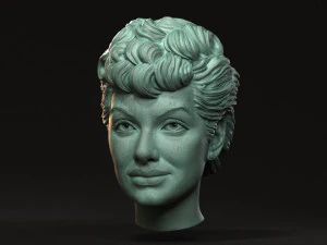 Lucille Ball as Lucy 3D Print Model