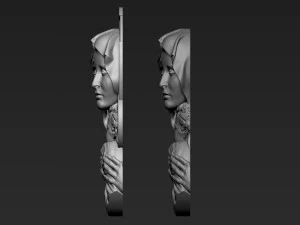 Mother Maria relief 07 3D Print Model