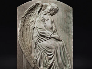 Melek kabartması 05 3D Baskı Modeli