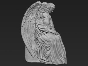 Angel relief 05 3D 프린트 모델
