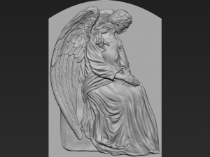 Angel relief 05 3D 프린트 모델