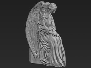 Angel relief 05 3D 프린트 모델