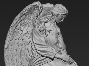 Angel relief 05 3D 프린트 모델