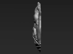 Baby In Hands Relief 01 3D Print Model