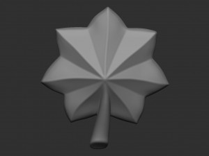 Major or Lieutenant Colonel Badge 3D प्रिंट मॉडल