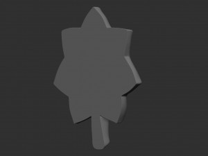 Major or Lieutenant Colonel Badge 3D प्रिंट मॉडल