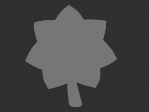 Major or Lieutenant Colonel Badge 3D प्रिंट मॉडल