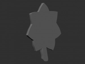 Major or Lieutenant Colonel Badge 3D प्रिंट मॉडल
