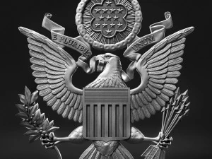 Great Seal of the United States 3D Print Model