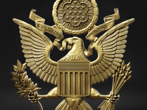 Great Seal of the United States Modelo de Impressão 3D
