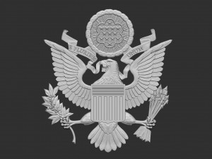 Great Seal of the United States Modelo de Impressão 3D