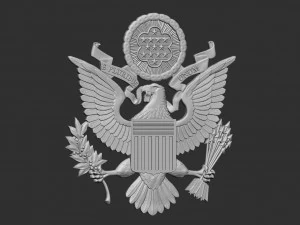 Great Seal of the United States 3D Print Model