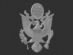 Great Seal of the United States 3D Print Model