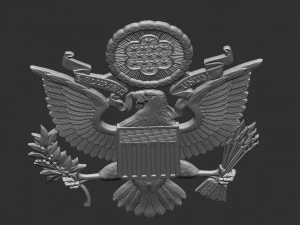 Great Seal of the United States 3D Print Model