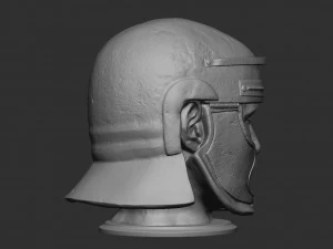 Cabe&ccedil;a com capacete romano Modelo de Impressão 3D