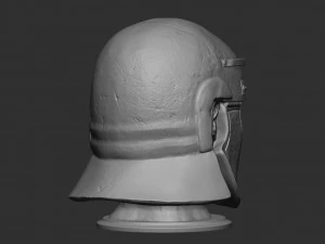 Cabe&ccedil;a com capacete romano Modelo de Impressão 3D