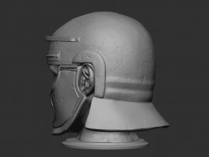 Cabe&ccedil;a com capacete romano Modelo de Impressão 3D
