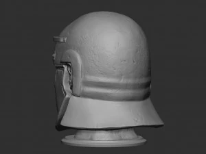 Cabe&ccedil;a com capacete romano Modelo de Impressão 3D