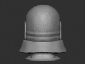 Cabe&ccedil;a com capacete romano Modelo de Impressão 3D