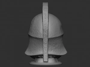 Head With Hoplite Helmet 3D Print Model