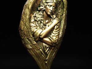 Angel relief 06 3D Print Model