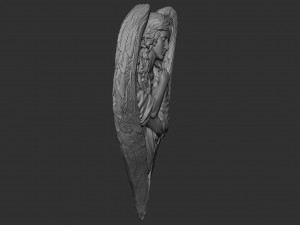 Angel relief 06 Modèles 3D en vedette