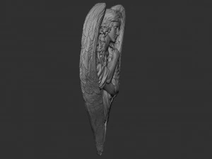 Angel relief 06 3D Print Model