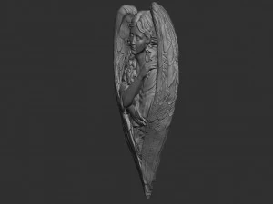 Angel relief 06 3D Print Model